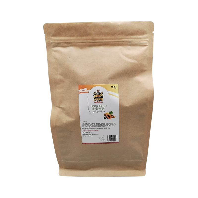 Papaya Blätter und Stängel grob 100g | Superfood für 6,48 € jetzt kaufen