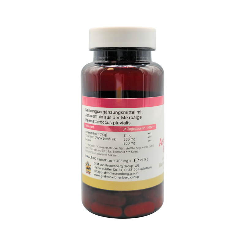 Compre Astaxantina Premium, 60 cápsulas de 8 mg cada una por 22,90 € ahora